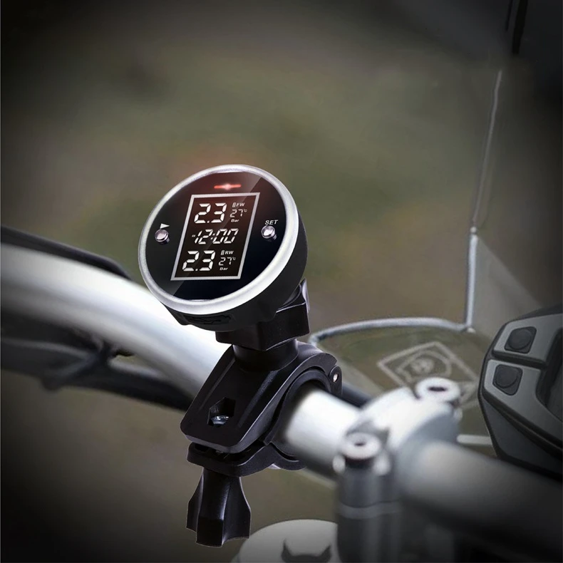 Новая мотоциклетная Беспроводная система TPMS универсальная контроля давления в