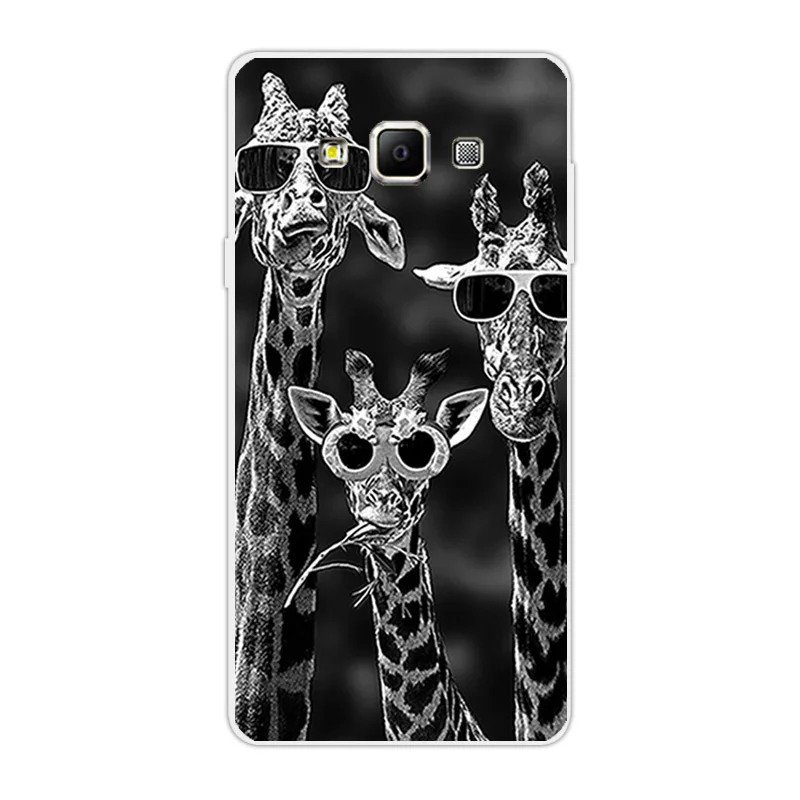 Ультра тонкий чехол для Galaxy S6 Edge Plus SM-A700F SM-J700F SM-A320F модный прозрачный чехол для телефона для J7 A3 A7 - Цвет: 20
