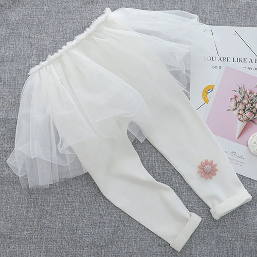 Детский осенний комплект одежды для девочек свитшот с цветочным принтом и штаны