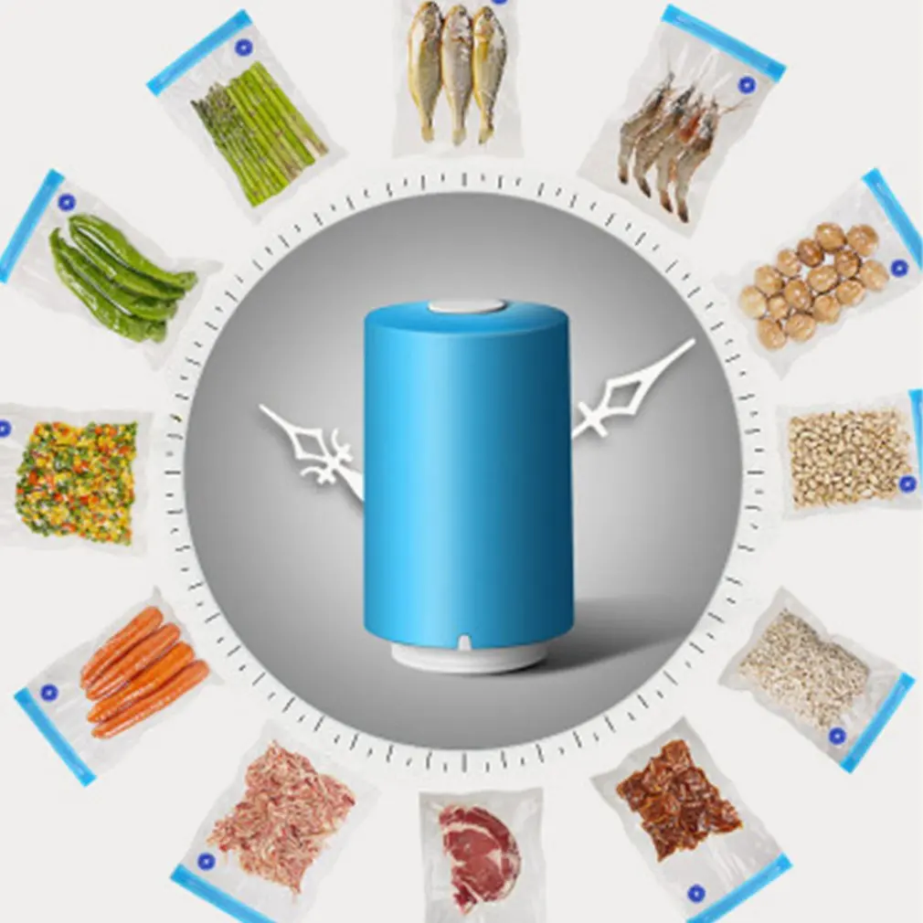 

Household Vacuum Air Extractor Home Travel Storage Food Preservation Small Vacuum Packaging Machine