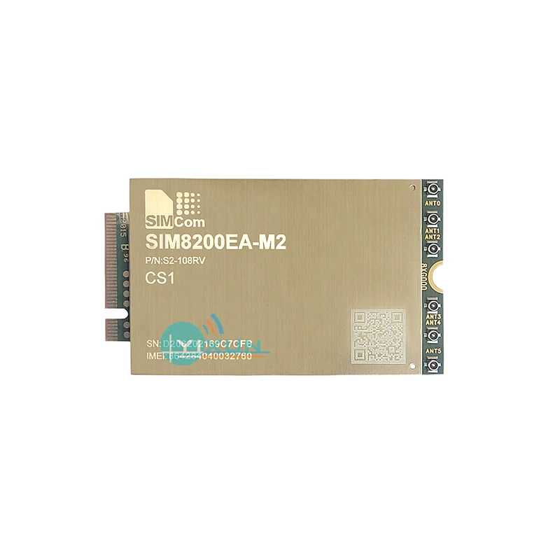 

SIMCOM SIM8200EAâ€M2 5G module M.2 interface 5G NR LTE-TDD LTEâ€TDD WCDMA commands compatible with SIM7912G/SIM7920G