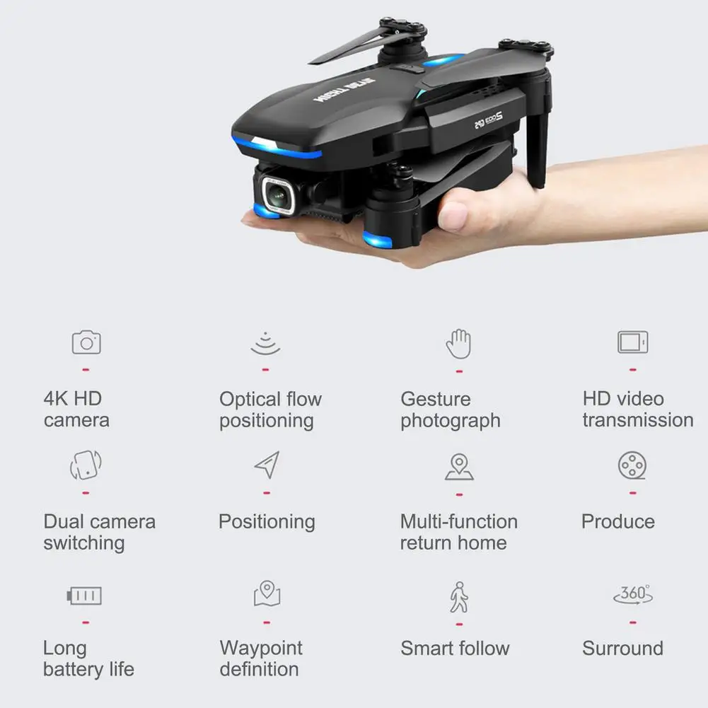 

High Quality GPS Dynamic Follow WIFI FPV Video With 2.4G 1080P Camera 18 Mins Flight TimeRC Drone Quadcopter Helicopter