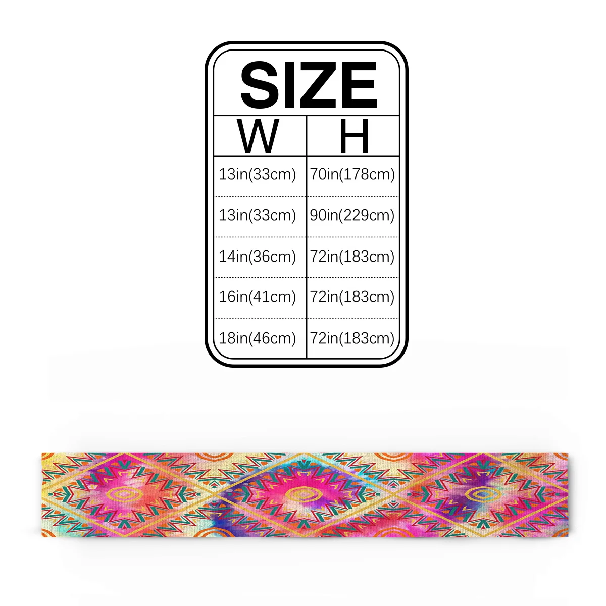 1 шт. галстук-краситель цвет Этнический узор современные настольные бегуны для