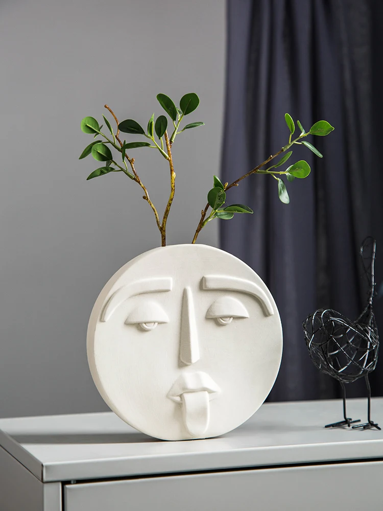 Visage белая Скандинавская круглая ваза для спальни с цветами гостиной