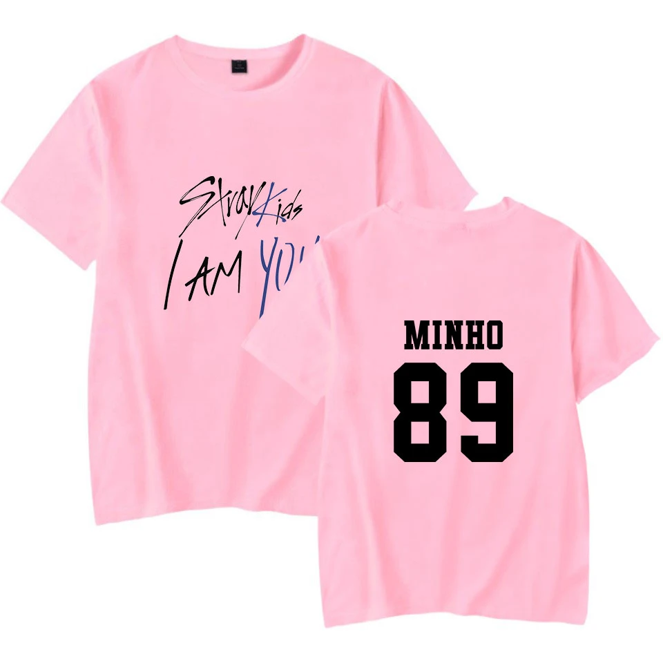 

LUCKYFRIDAYF Stray Kids Fashion Kpop T-shirts Print Summer Hip Hop Men Women T Shirts Casual Tee Shirt Short Sleeve T-shirt Tops