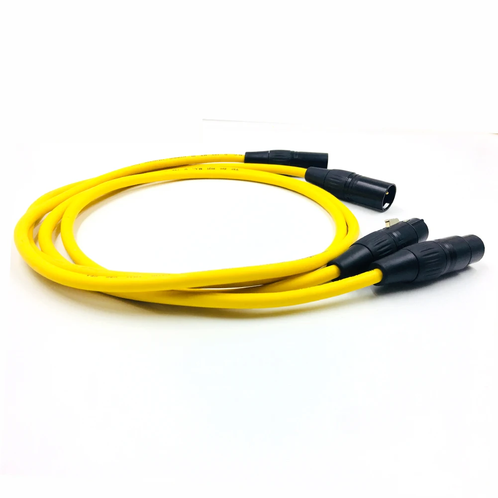 

Colleimage 1 Pair Hifi 2 XLR Male to Female Balance Audio Cable High performance 3 Pin XLR Connectors Microphone XLR Cable