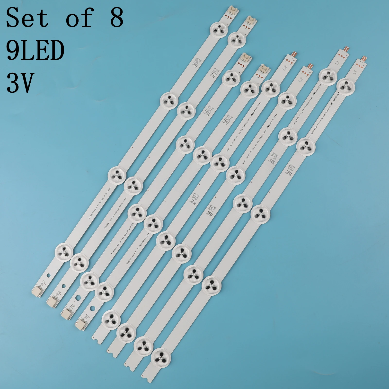 

Новый комплект, 8 шт., светодиодная подсветка LG 37 "LC370DXE AGF78401301 SF 37LN 6916L-1137A 6916L-1138A 6916L-1139A 6916L-1140A 37LN541U