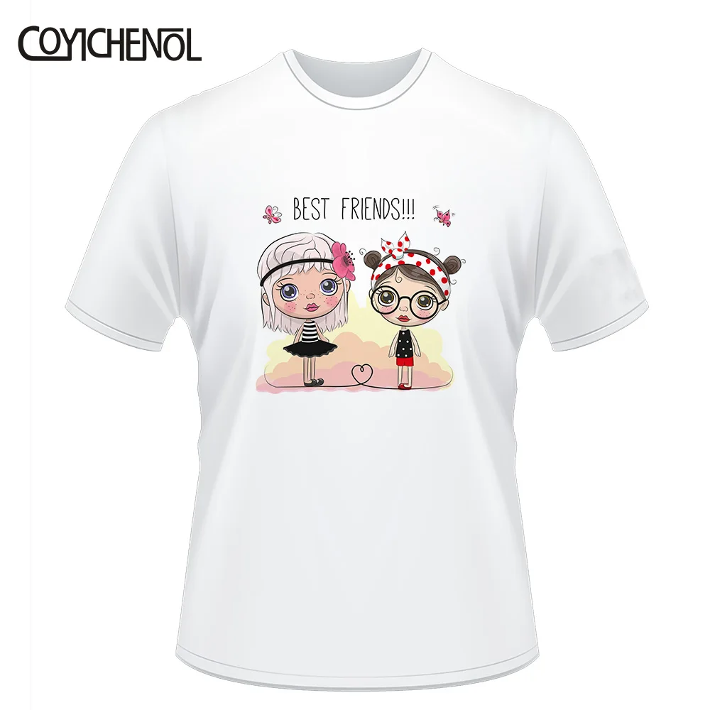 Мультяшная милая детская футболка для девочек модель 3XL Женские топы из модала с