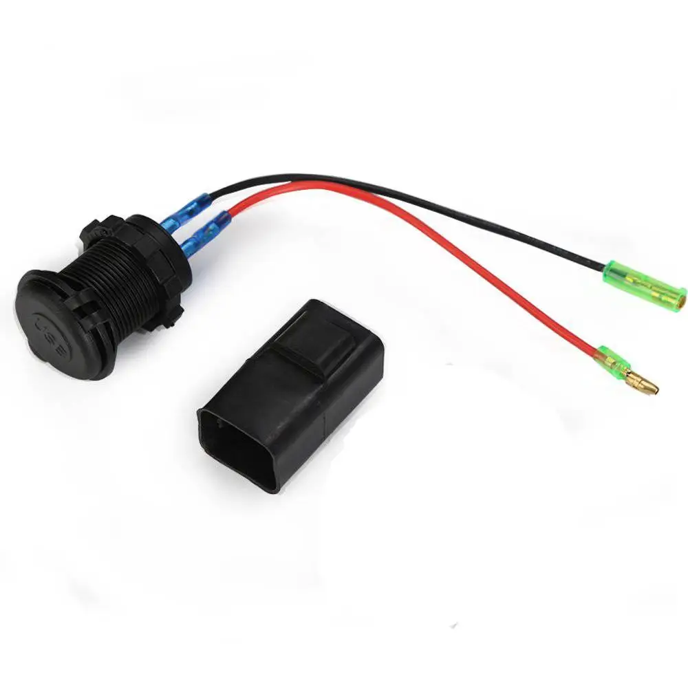 Мотоцикл USB зарядное устройство с реле для Kawasaki Versys650 Versys1000 VersysX300 Ninja650 Ninja400