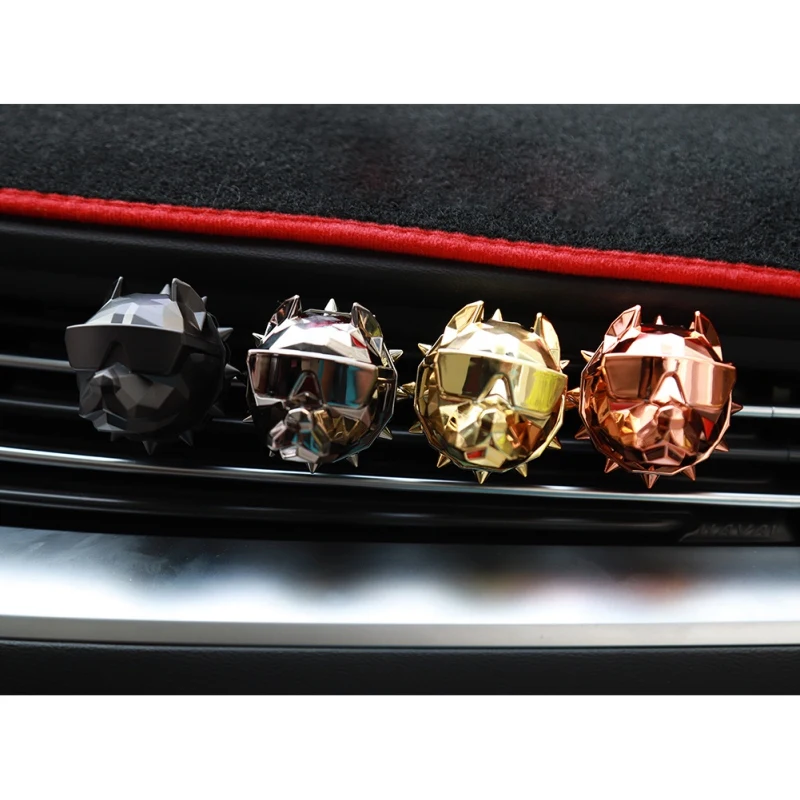 Автомобильный освежитель воздуха Духи клип парфюм для интерьера аромат бульдог