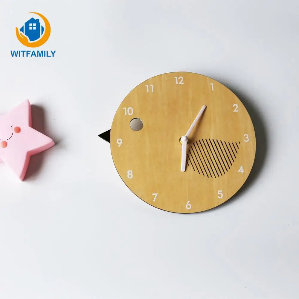 Настенные часы с животными милые Креативные украшения для дома аксессуары