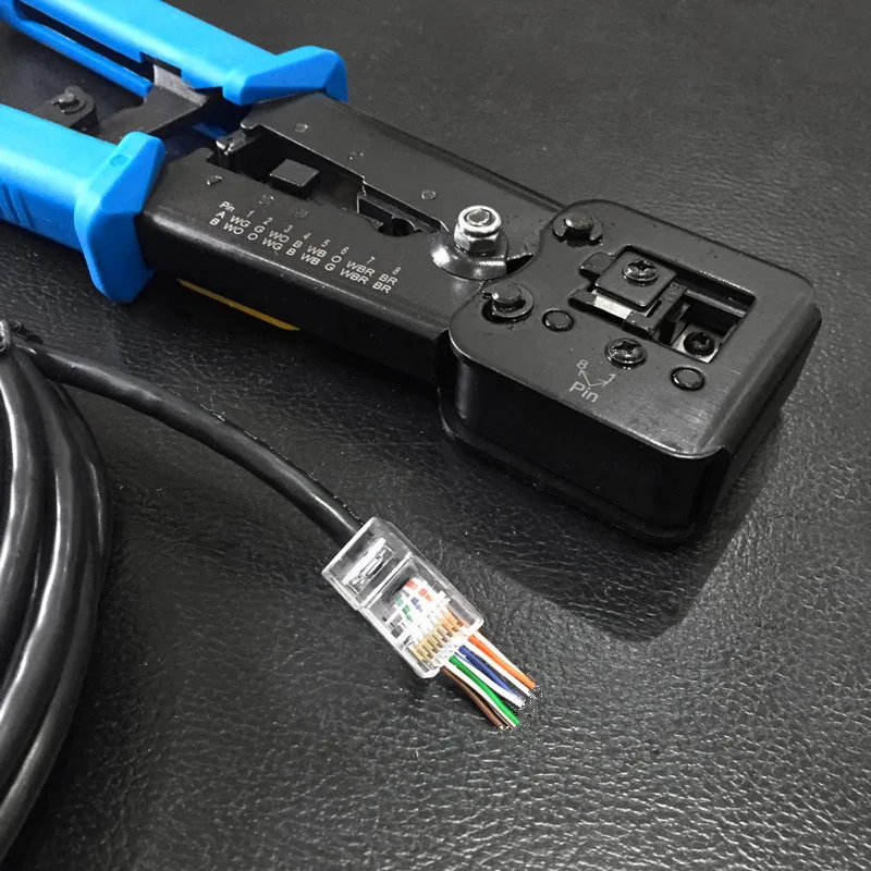 Сетевые инструменты EZ RJ45 обжимной инструмент для кабелей для зачистки RJ12 cat5 cat6 щипцы для прессования Щипцы Зажим для стрижки многофункциональный набор