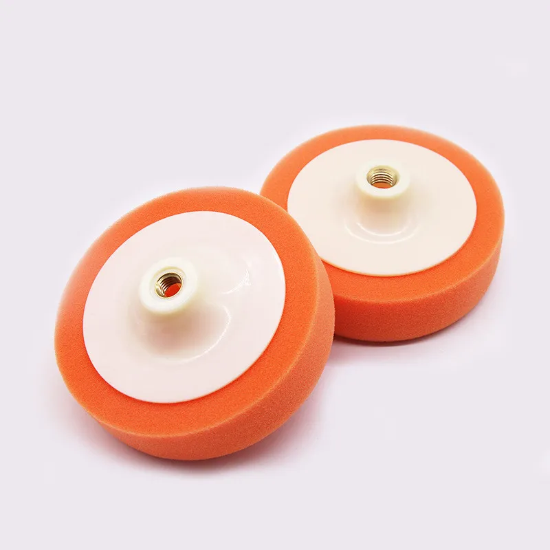 

5Inch 125mm Auto Car Polishing Pad For Polisher Sponge Wheel Waxing Orange Car Accessories Polishing Disc Wash Maintenance