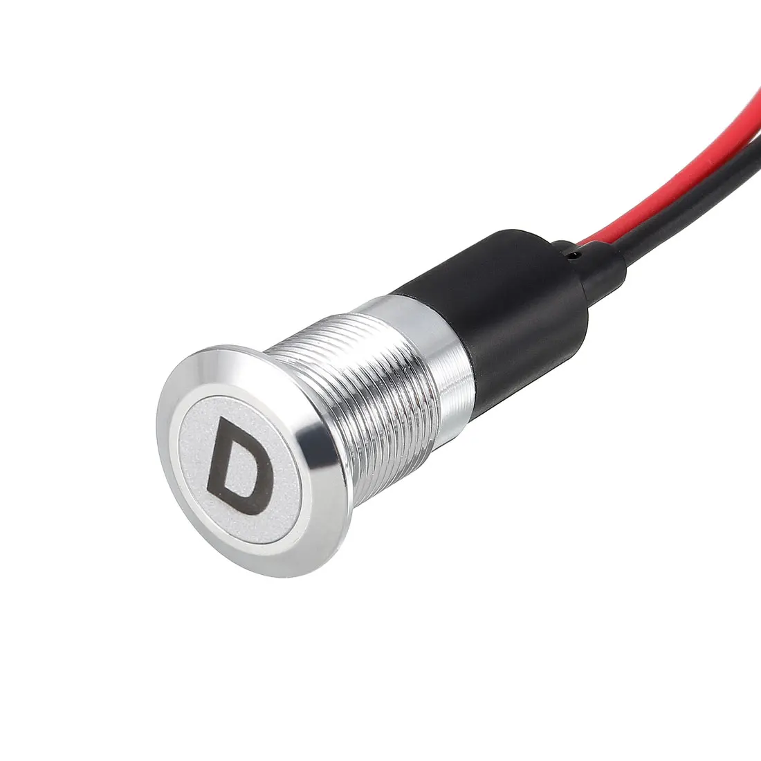 

Красный светодиодный индикатор Uxcell для приборной панели, 12 В постоянного тока, 12 мм, светильник ческий корпус с символом (передняя передача)