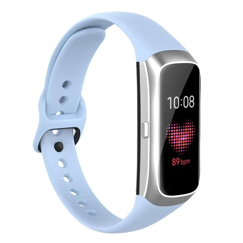 Новейшие силиконовые спортивные часы ремешок на запястье для samsung Galaxy Fit SM R370