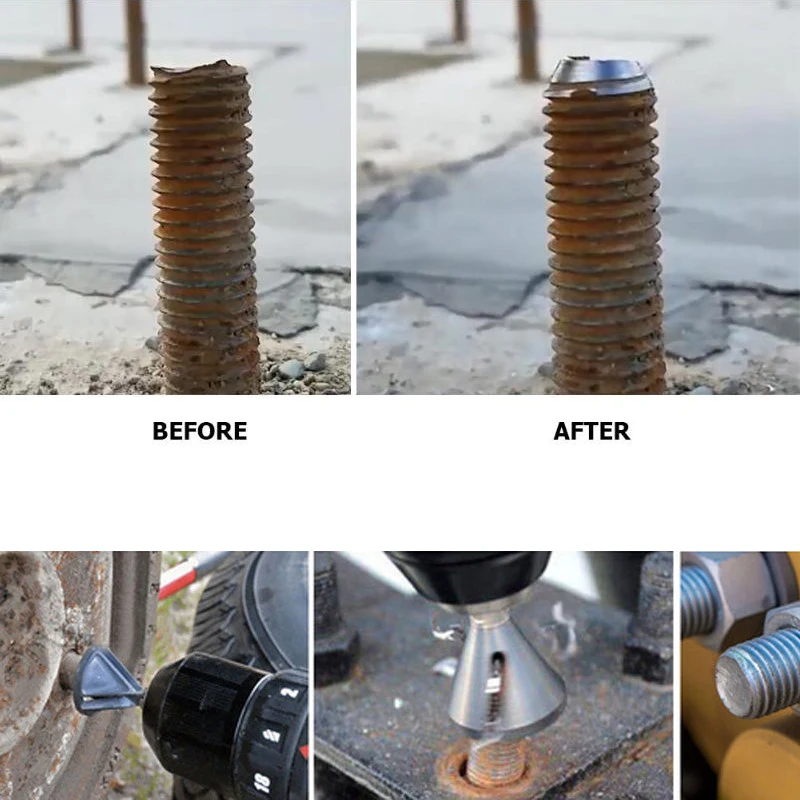 Треугольная ручка с шестью отверстиями инструмент для удаления заусенцев сверло