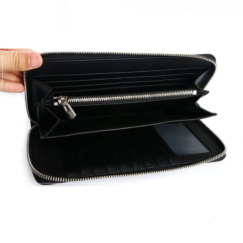 

luxury crocodile handbag real fashionable leather wallet man's water-proof card dinero bolsa hombre Vintage negro corto monedero
