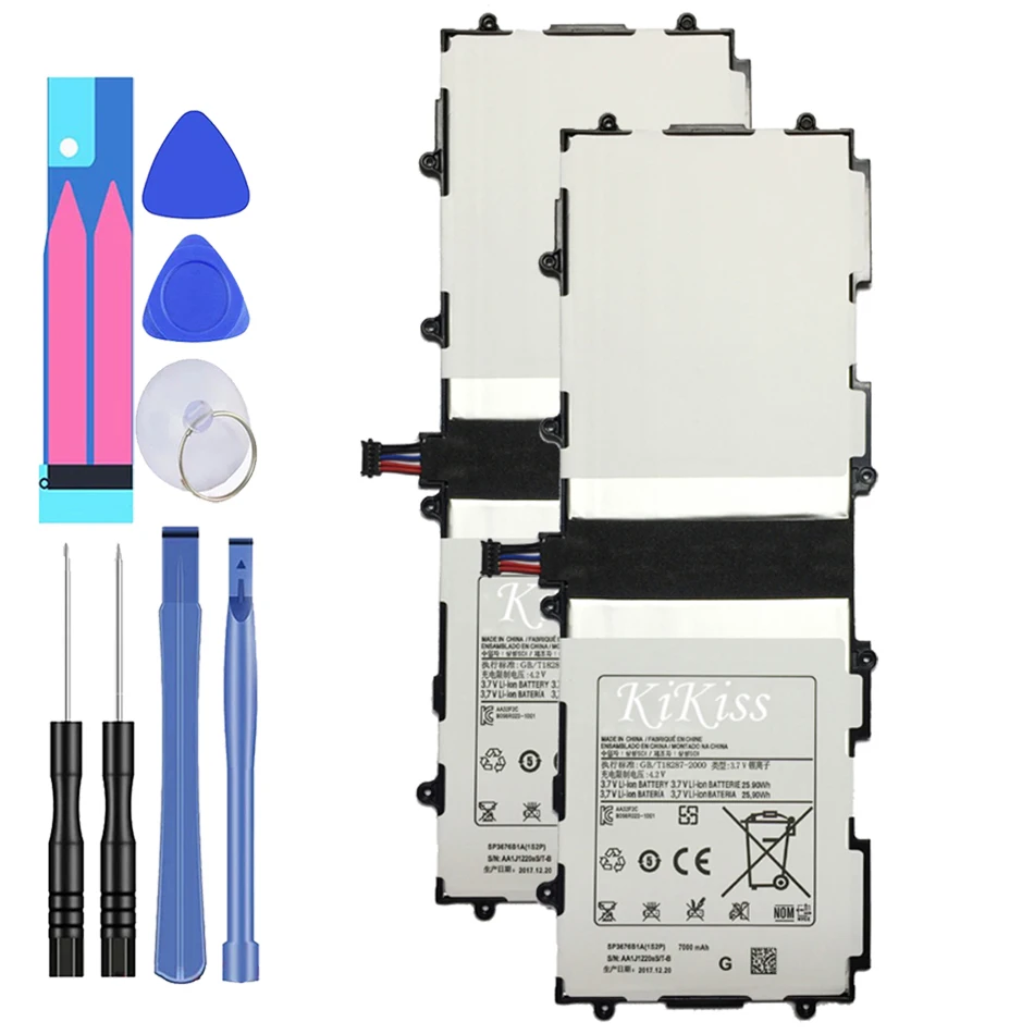 Tablet Bateria Sp3676b1a 1s2p para Samsung Galaxy Note 10.1 gt N8000 N8010 N8020 gt P7510 Tab gt P7510 7000mah Bateria e energia extra p/ tablet