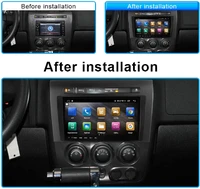 6g128g android10 9 inch car radio multimedia car gps navigation video dvd systemframe for hummer h3 2005 2009 4g wifi usb
