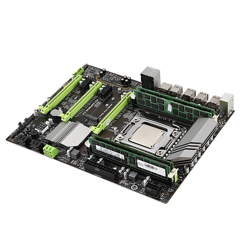 X79 материнская плата LGA2011 комбо с E5 2650 CPU 4 канальный 16 Гб (4x4гб) DDR3 RAM 1333Mhz NVME M.2 SSD