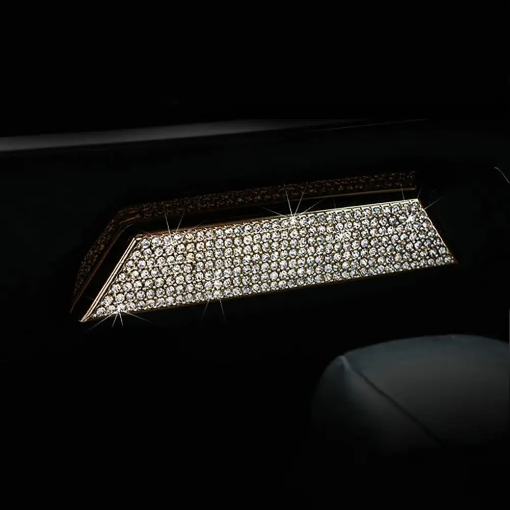 

Compact Excellent Rhinestone Center Storage Box Sticker Light Console Storage Box Sticker Elegant