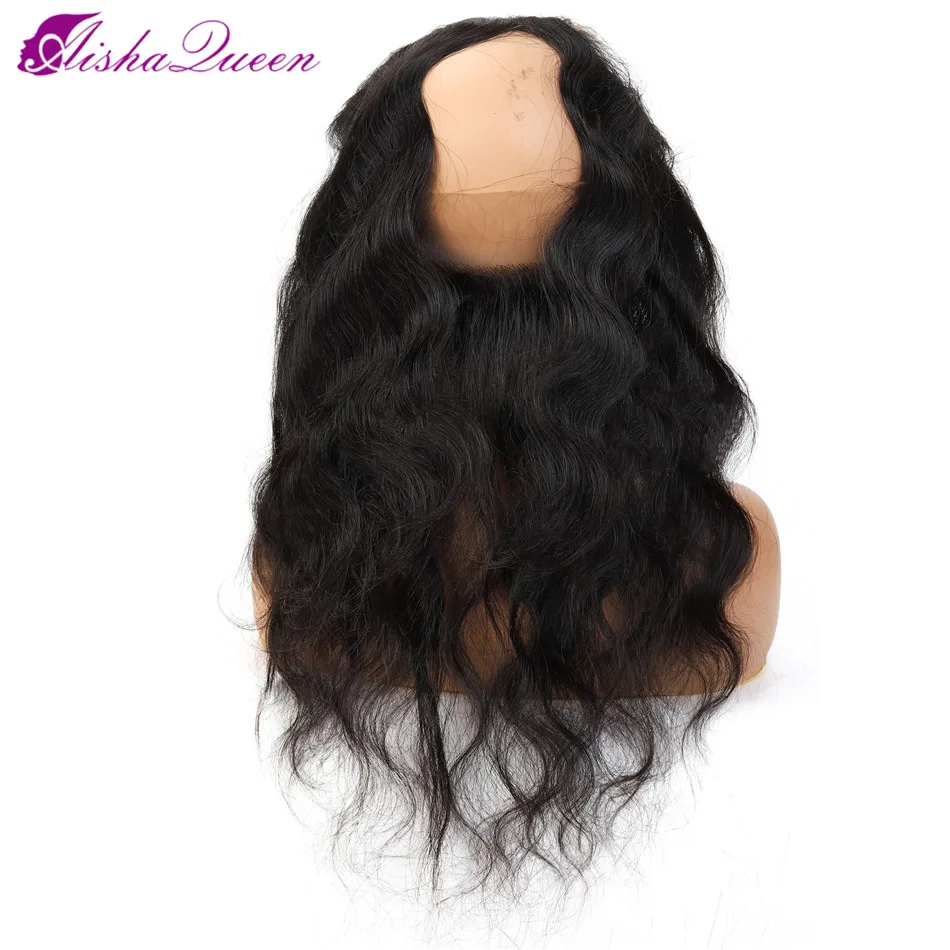 Aisha queen hair 360 фронтальная кружевная застежка бразильские волнистые волосы с