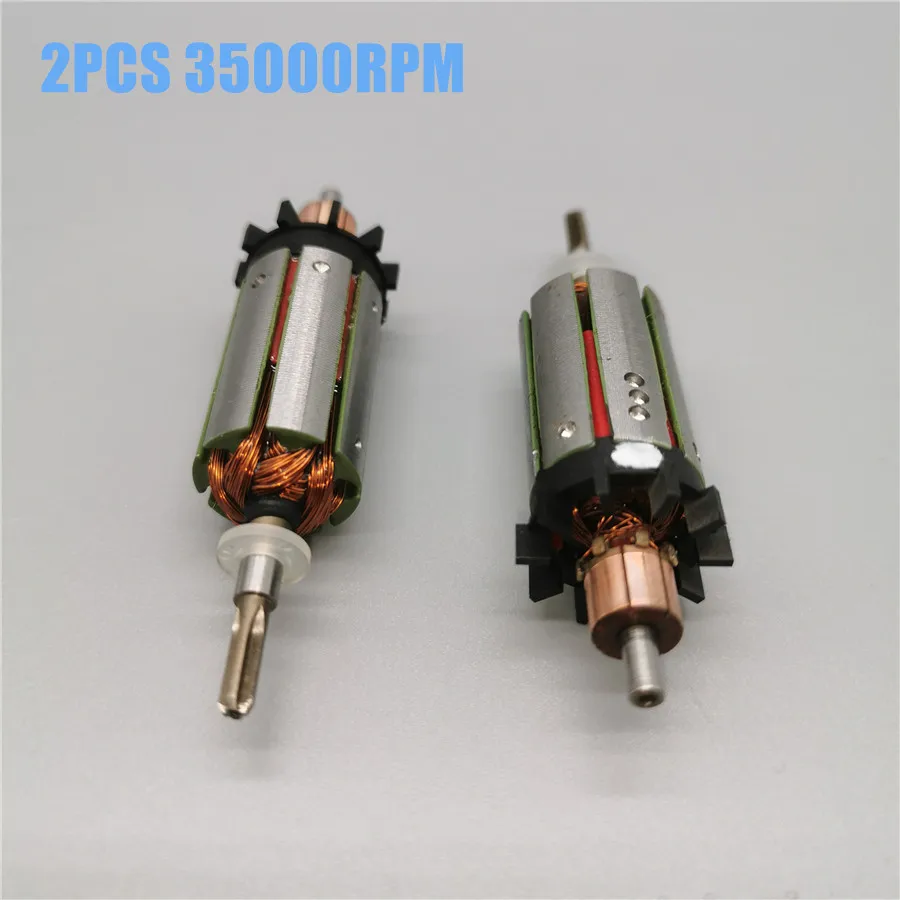 2PCS Strong 35000RPM 5 видов 35K 45K Сильный 210 204 90 102L 105L 103L 102LN& Marathon насадка ротор мотора состоит из электрическая для ухода за ногтями аксессуары для сверления - Цвет: 2PCS Strong 35000RPM