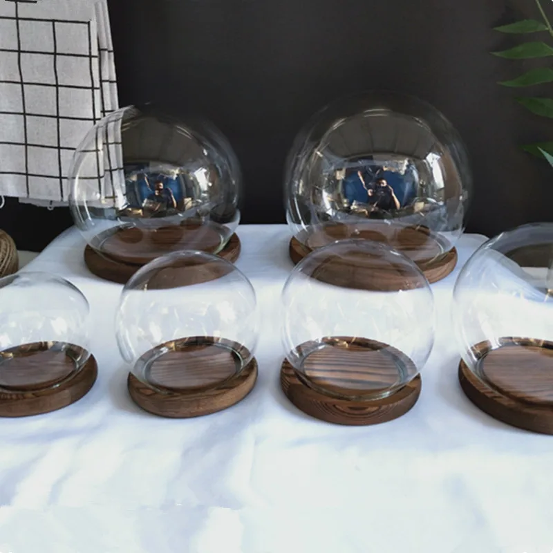 Старинная деревянная основа диаметр = 10 см искусственная ваза украшение для дома