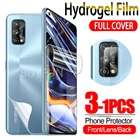 Гидрогелевая пленка для Oppo Realme 7 Pro, 1-3 шт.