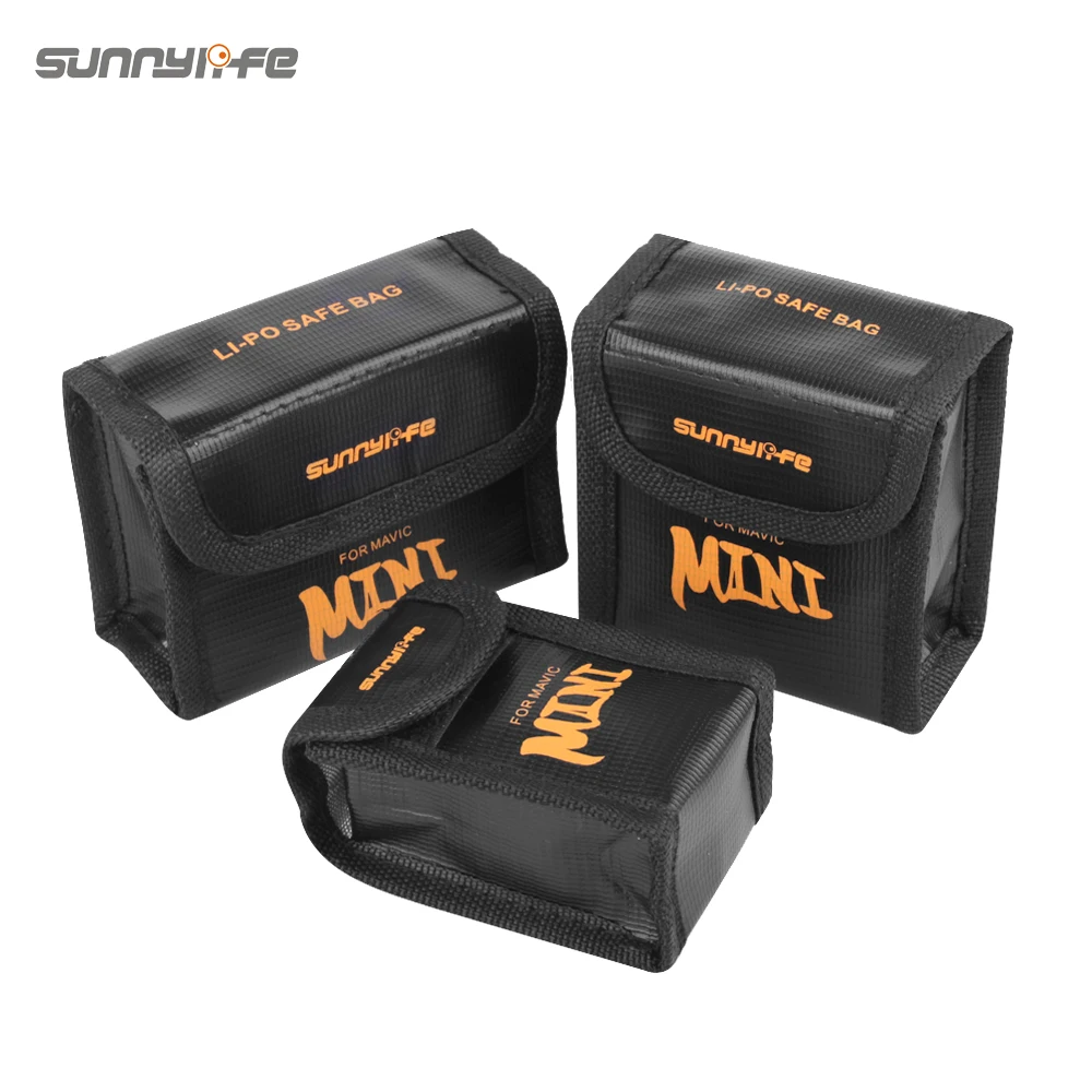 Sunnylife Mavic Mini 2 безопасная сумка для батареи Взрывозащищенная защитная хранения DJI