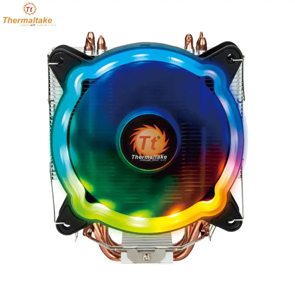 Охлаждающий вентилятор для ЦП Thermaltake Tt бесшумный охлаждающий 12 В с RGB
