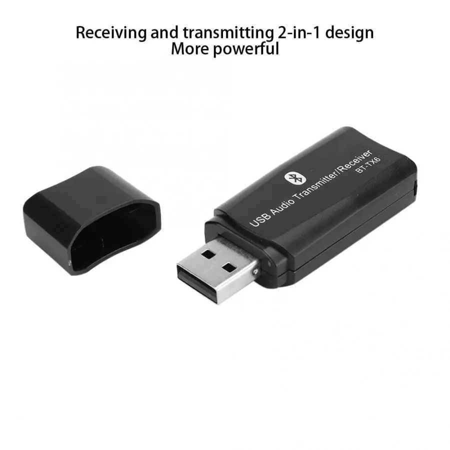 2-в-1 Bluetooth 5 0 USB беспроводной аудио приемопередатчик для