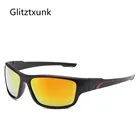Солнцезащитные очки Glitztxunk поляризационные UV400 Мужские, спортивные квадратные солнечные очки в стиле ретро, с защитой от ультрафиолета, черные, для вождения 2020