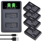 Двойное зарядное устройство USB для Canon EOS M50 EOS M100 100D Kiss X7 Rebel SL1