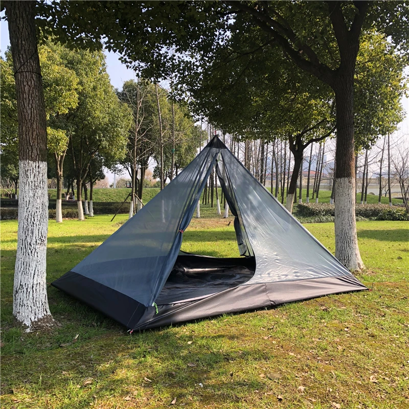 

New 2 Person Camping Tent Outdoor Summer Mosquito Net For Camping Biking Hiking Muntaineering Fishing
