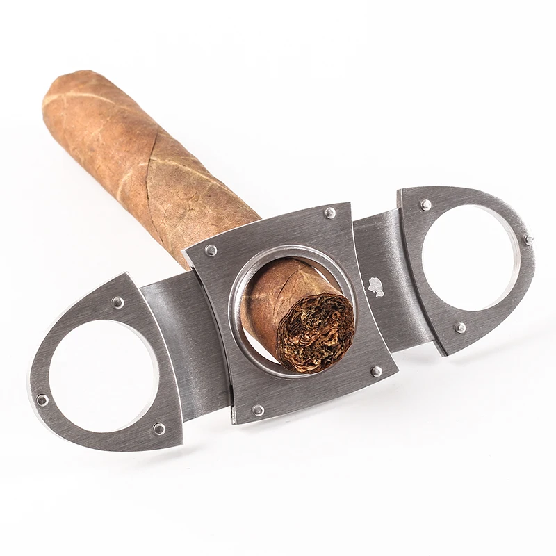 Новинка COHIBA резак для сигар портативный из нержавеющей стали карманный размер