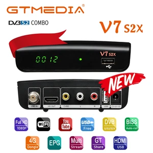 GTMEDIA V7 S2X HD DVB-SS2S2X + TT2 BISS Auto Roll Full PowerVu DRE  Biss Key поддержка онлайн-фильма Youtube Youporn upgrade V7S