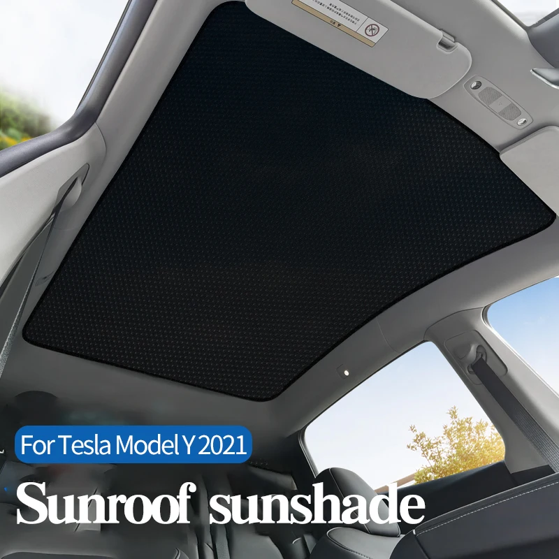 Car Windshield Sun Shade Covers For Tesla Model Y 2021 Visors Front Window Sunscreen Parasol Sunshade Accessories New
