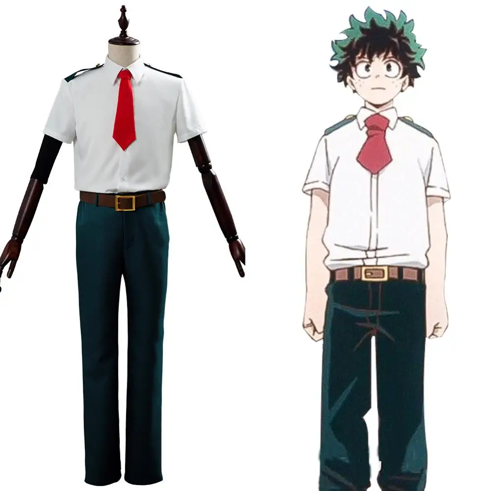 Школьная форма моя геройская академия костюм для косплея Izuku Midoriya школьная