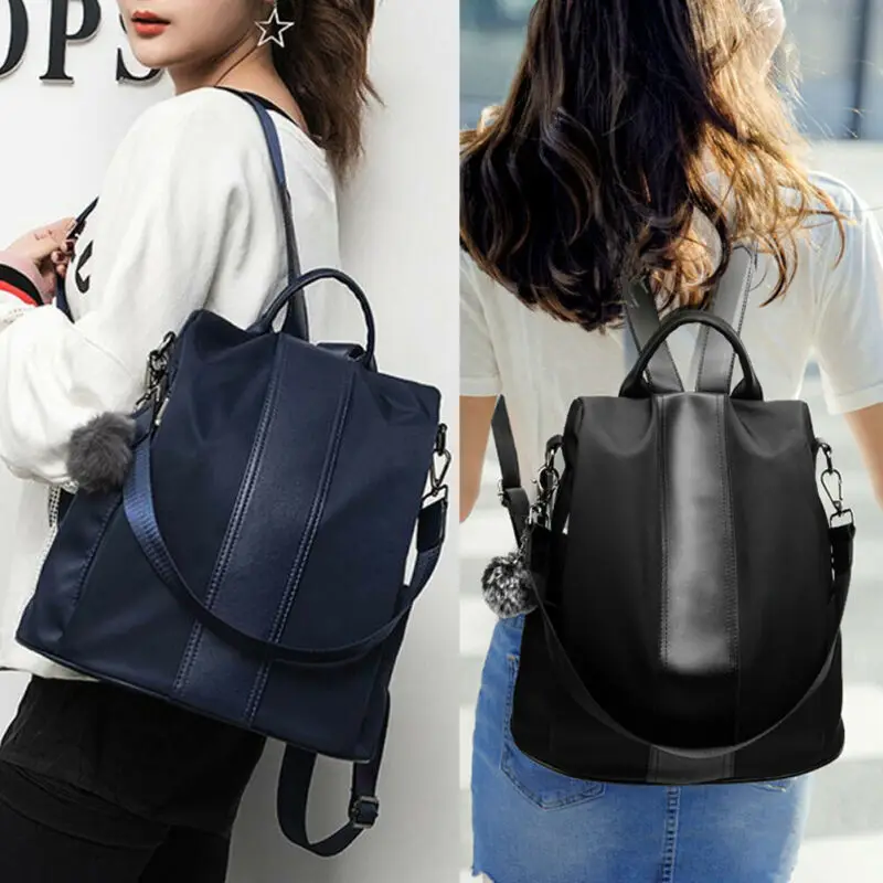 Новый женский Водонепроницаемый Школьный рюкзак из ткани Оксфорд с защитой от