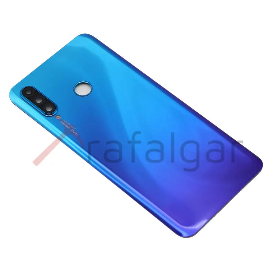 Для huawei P30 Lite Задняя стеклянная крышка батареи задняя дверь Корпус чехол панель заднего стекла для huawei Nova 4e P30 Lite крышка батареи