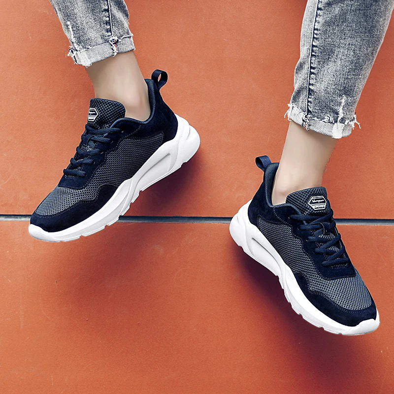 

Men Running Shoes 2021 Comfortable Sport Shoes Men Trend Lightweight Walking Shoes Men Sneakers Breathable Zapatillas