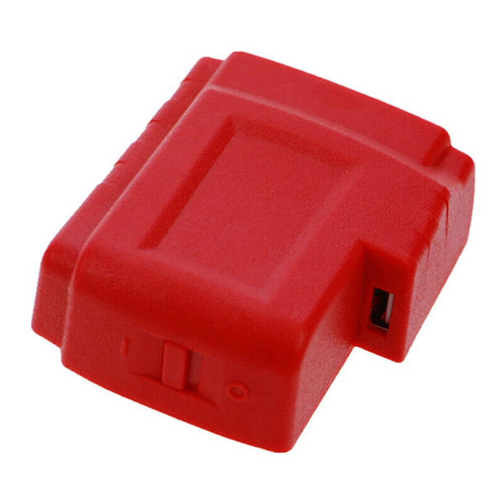 Red Usb порты зарядное устройство адаптер конвертер портативные аксессуары для Milwaukee M18 S7#5 - Color: Red