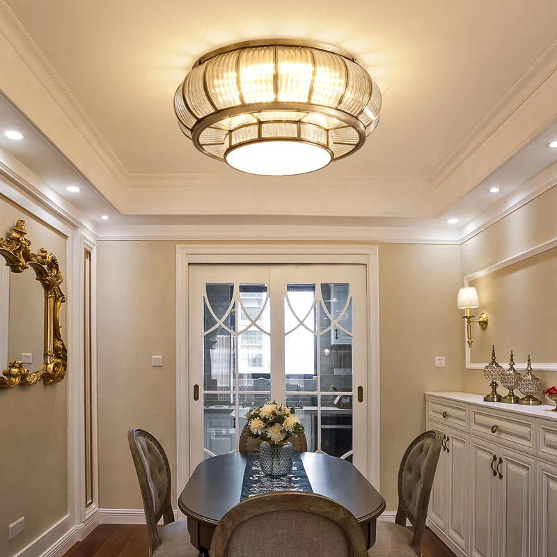 Современная хрустальная круглая Золотая люстра FKL светодиодный светильник для