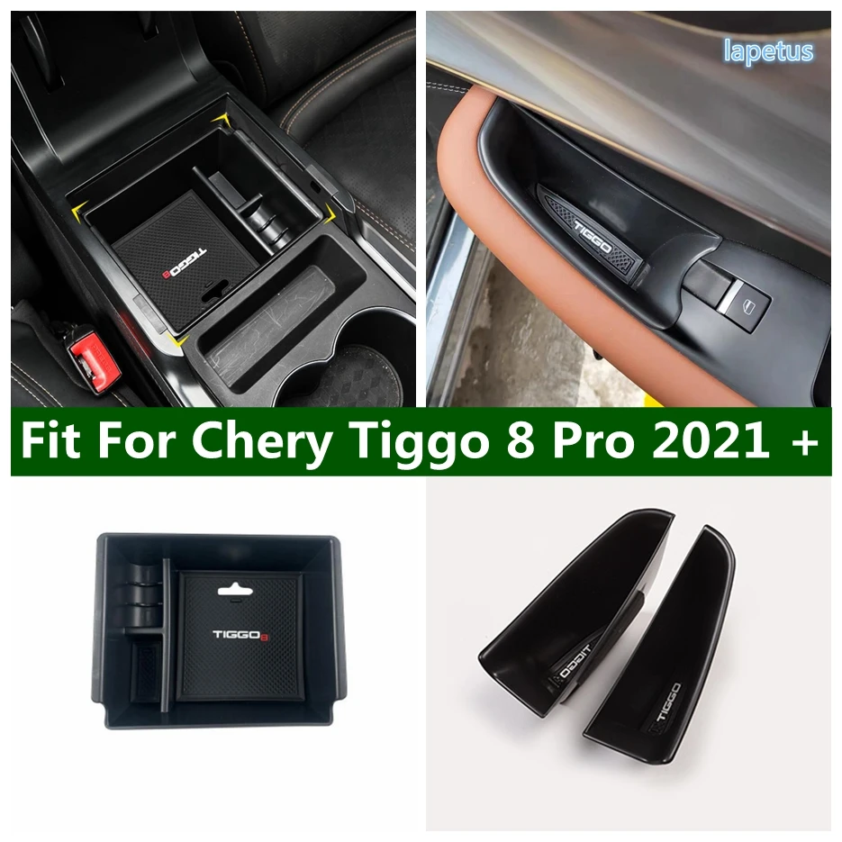 

Interior Tidying Accessory Door Handle Container Holder Tray Armrest Storage Box Organizer Case For Chery Tiggo 8 Pro 2021- 2023