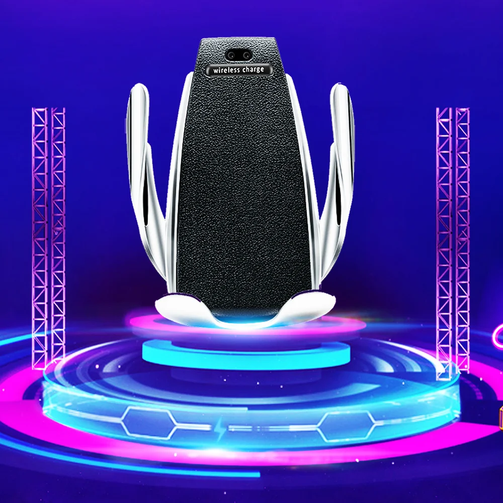 10 Вт беспроводное автомобильное зарядное устройство автоматическое зажимное