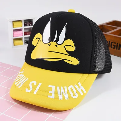 Оптовая продажа новая детская хлопковая бейсбольная шляпа с принтом утки на