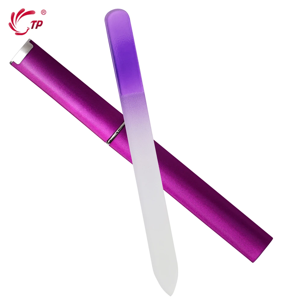 

Crystal Glass Nail File With Case Professional Nail Files Manicure Device Tool Durable Nail Art Buffer Files Salon Beauty Tools
