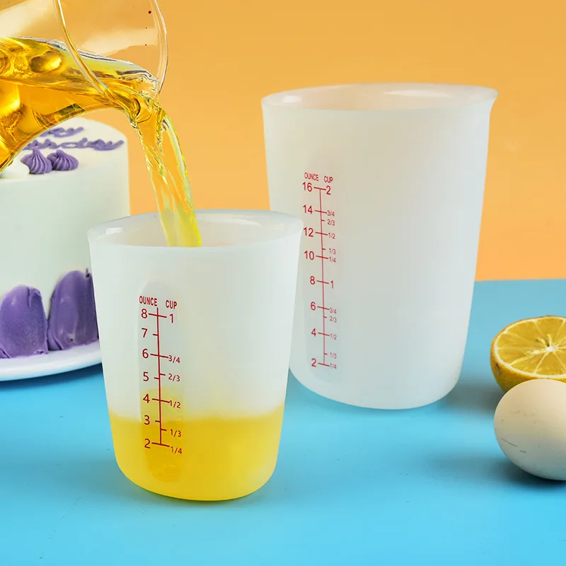 

Silicone Scale Measuring CupSilicone Measuring Cup DIY Production Tool with Scale 250ml Ml Measuring Cup Kitchen Supplies