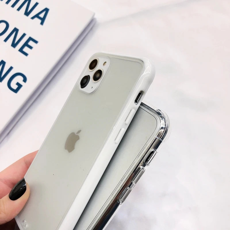 Двухслойный Матовый Бампер карамельных цветов из жесткого поликарбоната +